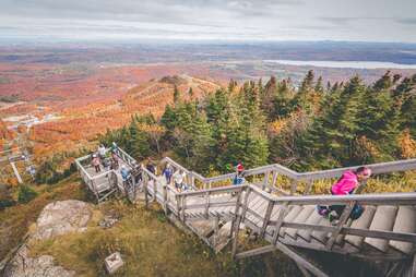 stairs up mountain