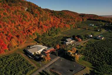 view of farms and farmland