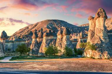 large sandstone formations