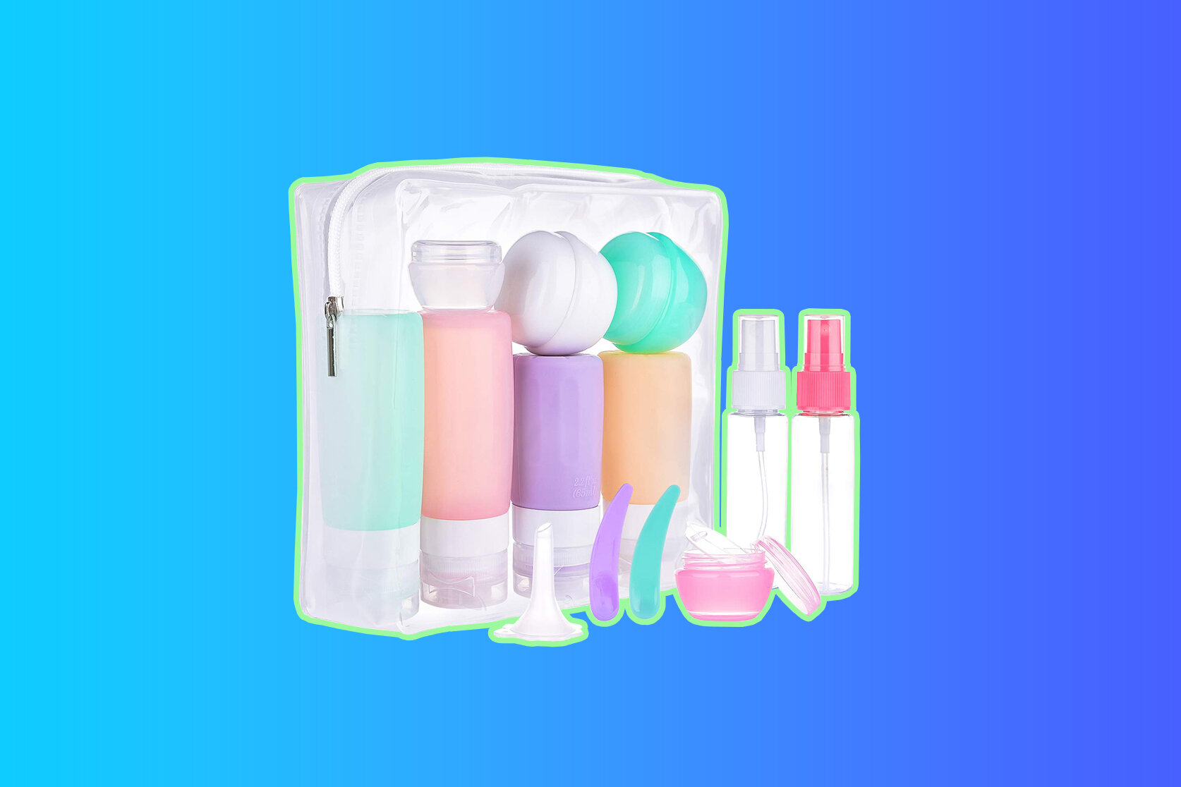 Morfone TSA-Approved Travel Containers (16 pieces)