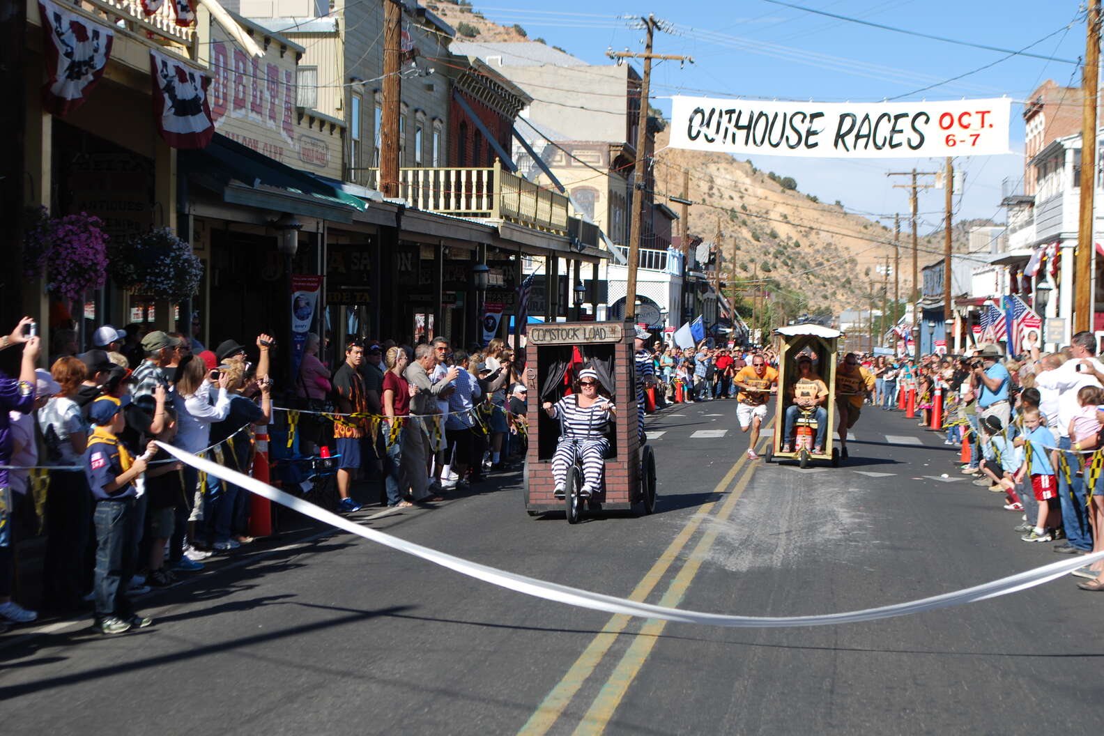 Virginia City's Outhouse Races Are Flush With Fun Thrillist Australia