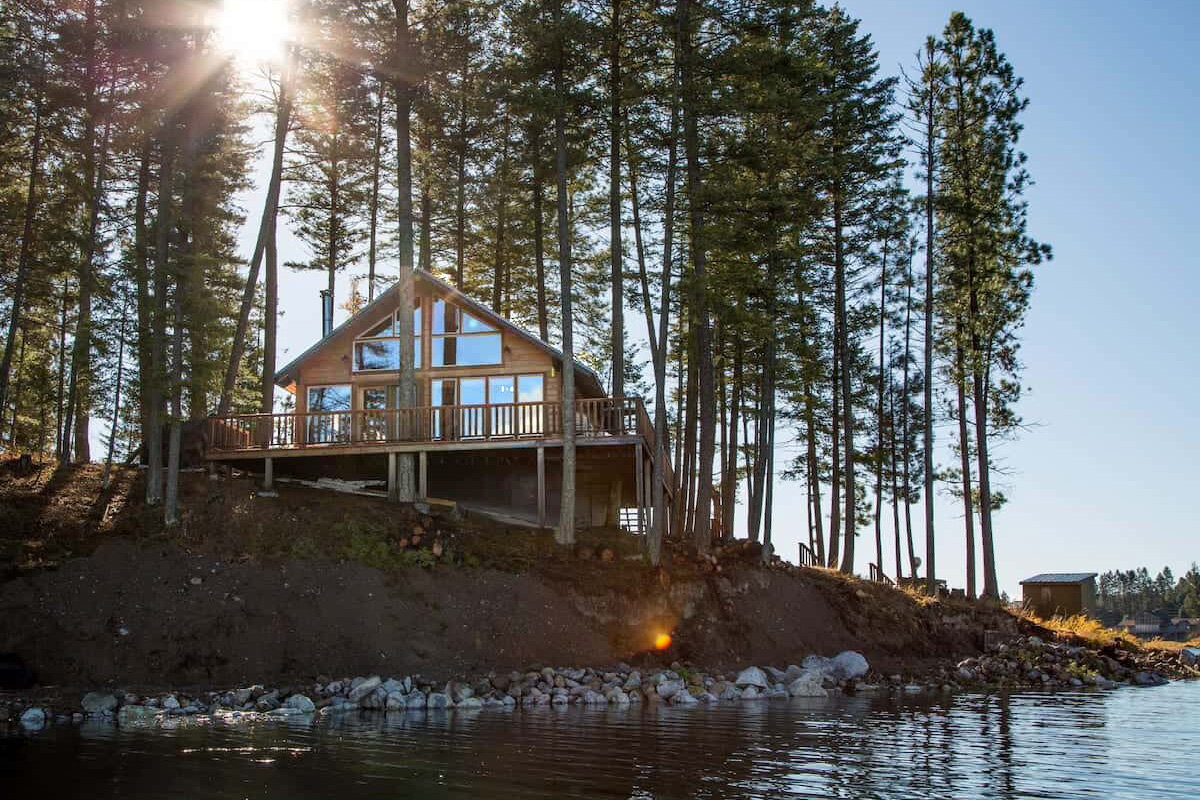 montana lake house airbnb