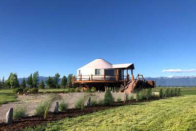 montana yurt airbnb