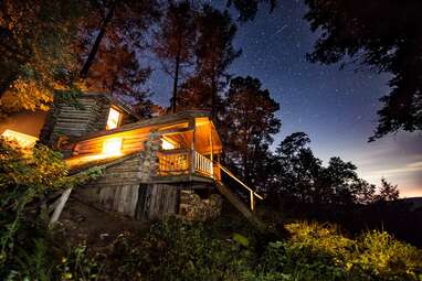 Off-the-grid cabin in the Green Mountains