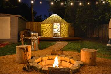 austin yurt airbnb