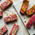 Beet, Rose, and Apple Cake
