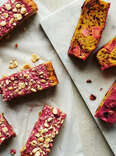 Beet, Rose, and Apple Cake