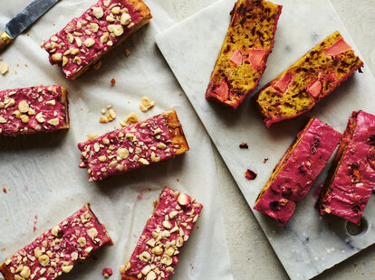 Beet, Rose, and Apple Cake