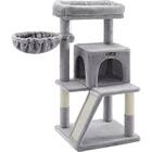 FEANDREA Cat Tree with Widened Perch for Large Cats