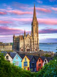 St. Colman's Cathedral at sunset