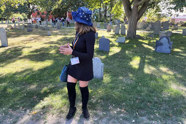 Salem witch tour at Old Burial Point