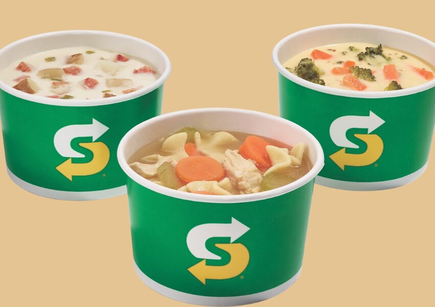 Subway soup deals