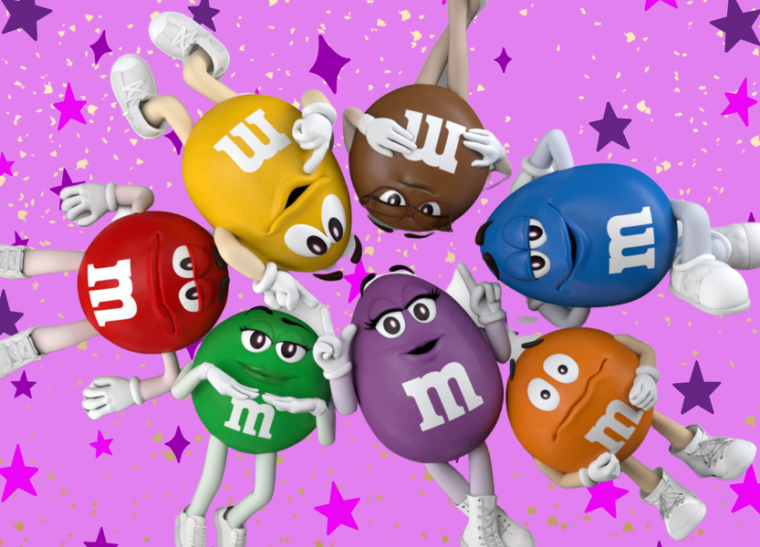 M&Ms introduce Purple, a new character designed to represent inclusivity