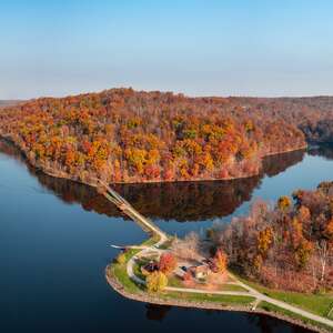 Cheat Lake near Morgantown West Virginia