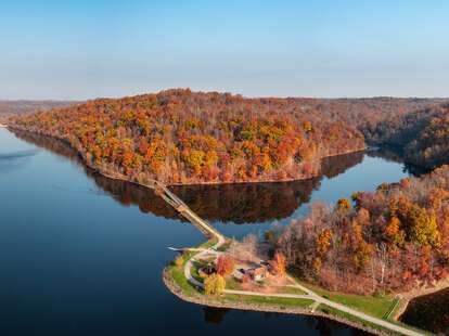 Cheat Lake near Morgantown West Virginia