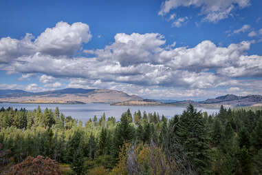 morning on flathead lake