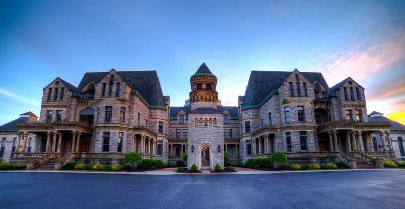 abandoned haunted house