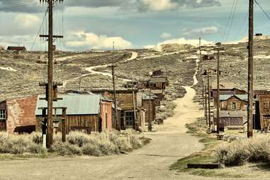 abandoned town