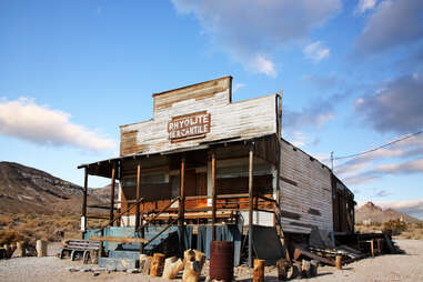 Dilapidated building At Rhyolite