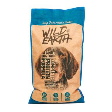 Most highly rated: Wild Earth Complete Protein Dog Food