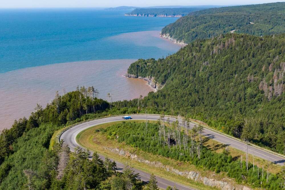 América Do Norte Canada New Brunswick Fundy National Park Forks