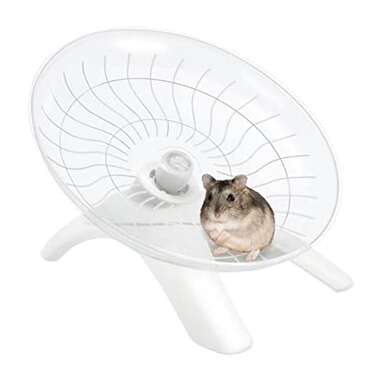 Best flying saucer wheel: Hamster Flying Saucer Silent Running Exercise Wheel