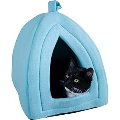 Petmaker Cat House - Indoor Bed with Removable Foam Cushion