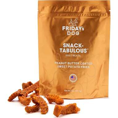 Friday’s Dog Healthy Dog Treats, Peanut Butter Coated Sweet Potato Fries