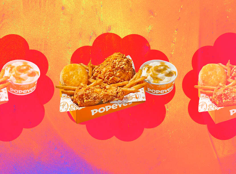 So I placed an order for myself and my son from Popeyes through