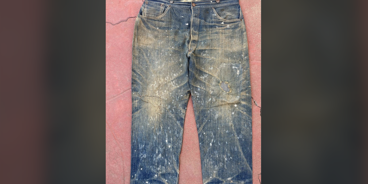This Old Pair of Levi's Sold at Auction for $76,000 - NowThis
