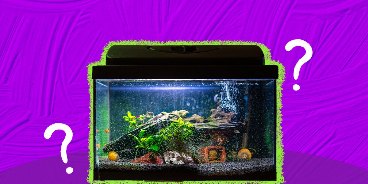 Mini Fish Tank Betta Aquarium Starter Kits Multifunctional Desktop Aquarium  with Switch Button LED and Automatic Circulation System No Watter Change