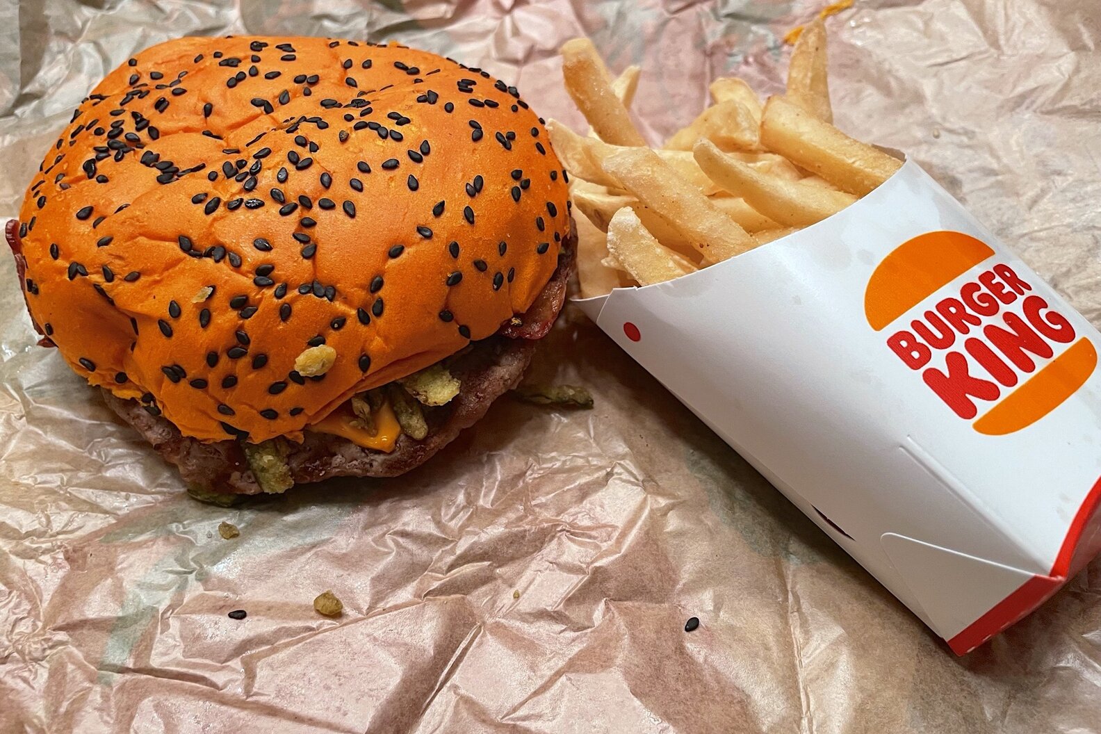 We Tried Burger King's Ghost Pepper Whopper & Here's How Spicy It