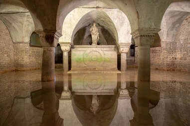 flooded crypt at the Church of San Zaccaria