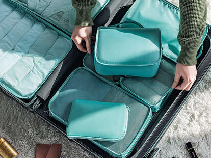 Carry on luggage organizer sales