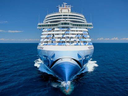 front of cruise ship