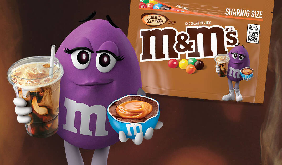 Purple makes her debut on newest M&M's permanent flavor coming out next  year 