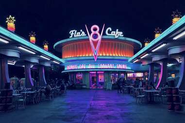 Flo's Cafe Disneyland Exterior