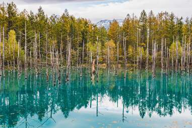 biei blue pond