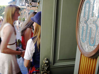 people entering club 33