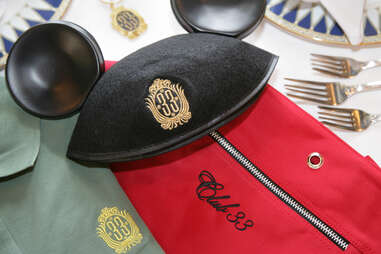 Club 33 logo embroidered on hat