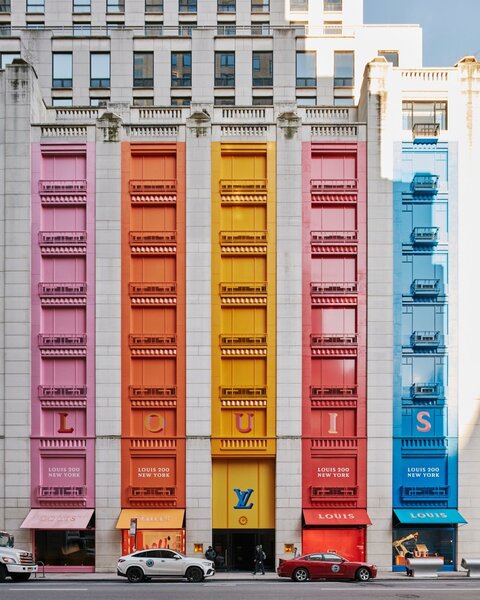 Massive Louis Vuitton Exhibit Opened in Former Barney's NYC