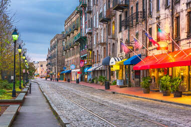 River Street in Savannah, Georgia