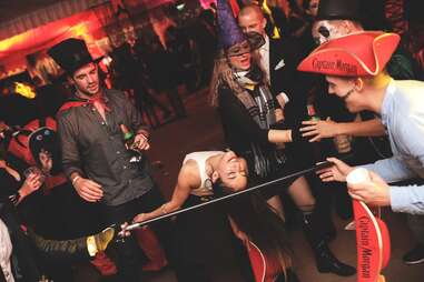 people playing limbo