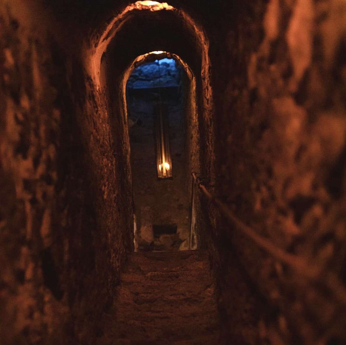 spooky dark passage