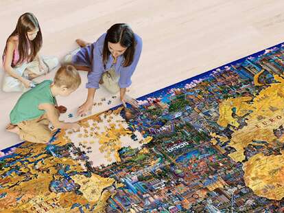 Large jigsaw shop puzzle