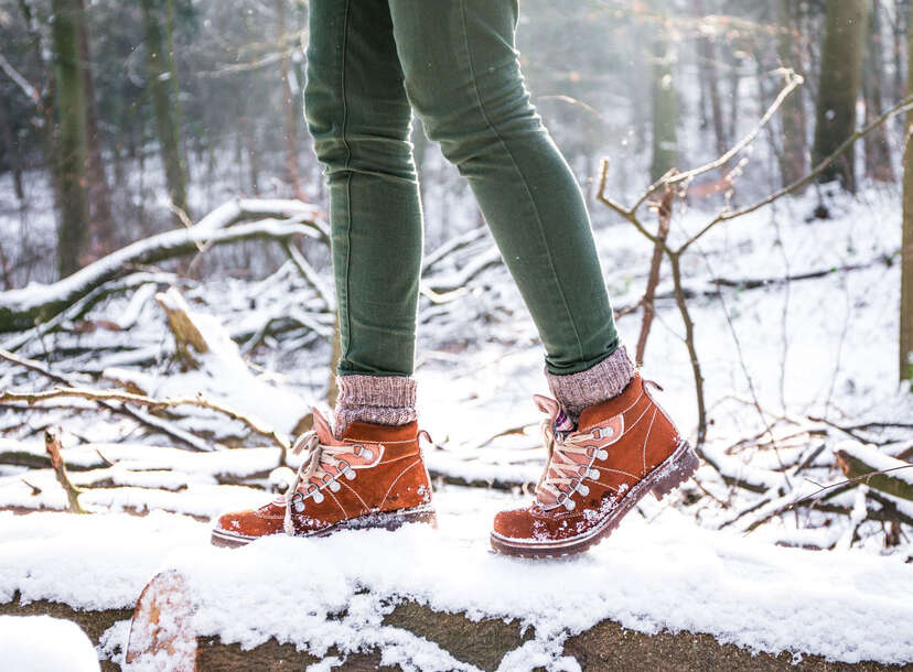 winter hiking boots