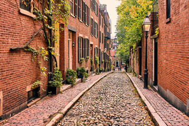 Acorn Street in Beacon Hill