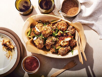 Sweet & Sour Crunchy Cauliflower Bites