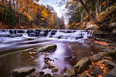 Charging river at Cuyahoga valley nation park