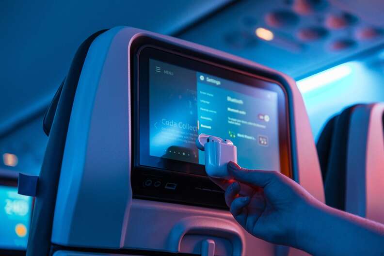 airline seatback screen